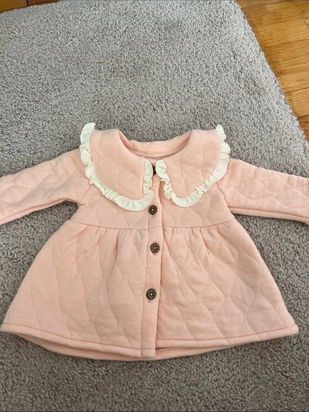 Pink baby girl jacket